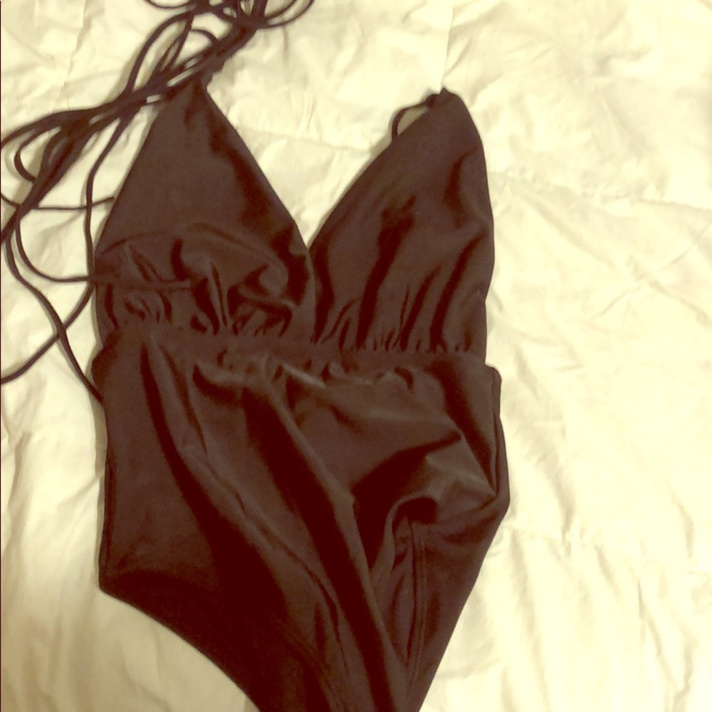 Multi-way one piece swimsuit